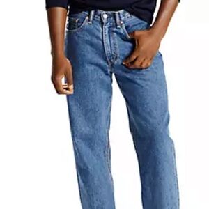 Men’s Levi’s 550 relaxed fit, red tag, medium wash